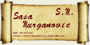 Saša Murganović vizit kartica